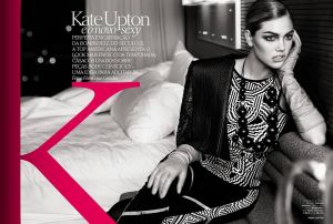 Kate Upton by Henrique Gendre for Vogue Brazil July 2013